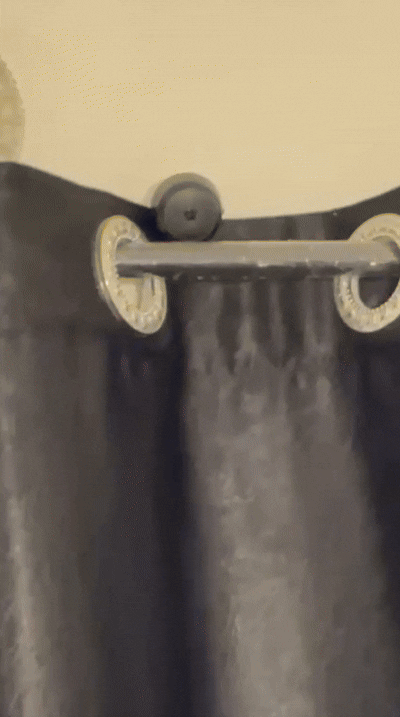 Spy Camera secretly hidden in curtain